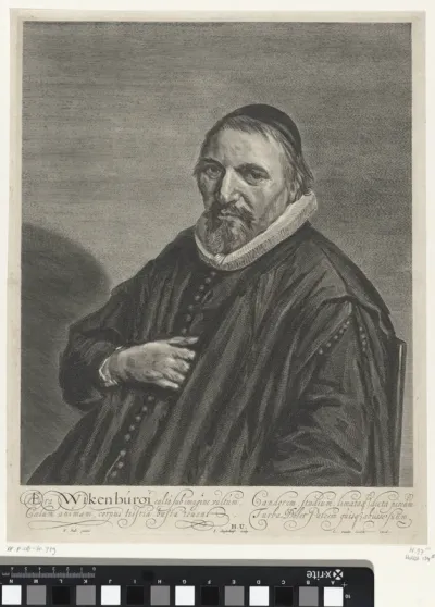 Portret van Theodorus Wikenburg