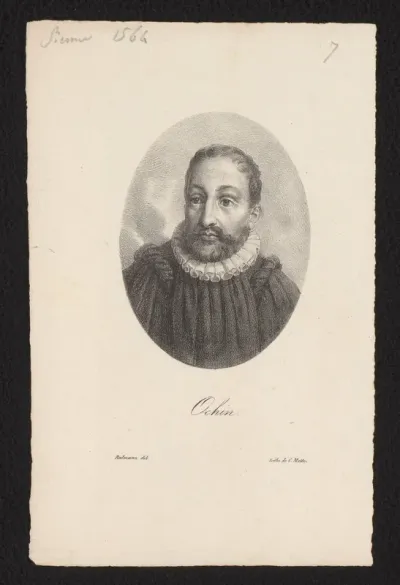 Portret van theoloog Bernardino Ochino