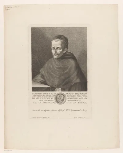 Portret van theoloog Pietro Paolo Giannerino