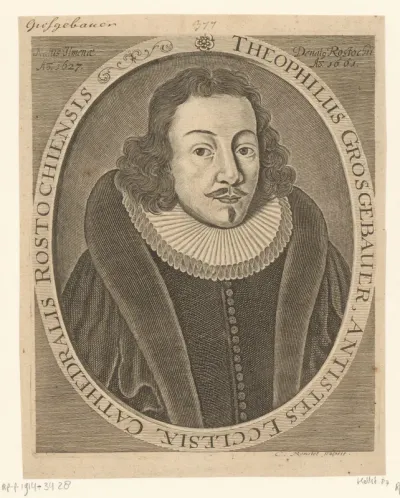 Portret van Theophil Grossgebauer