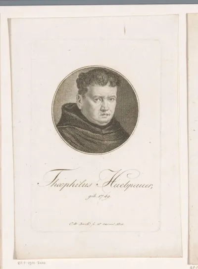 Portret van Theophil Huebpauer