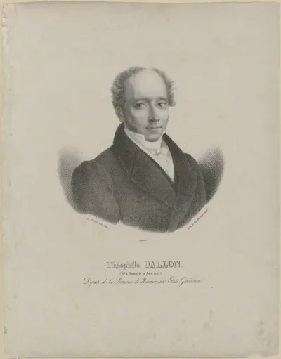 Portret van Théophile Fallon, 1829