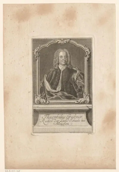 Portret van Theophilus Grabener