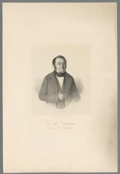 Portret van Theophor Wilhelm Dittenberger