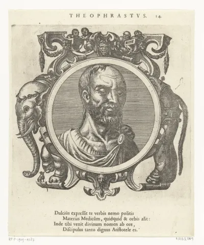 Portret van Theophrastus