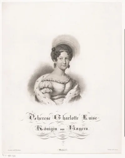 Portret van Therese van Beieren