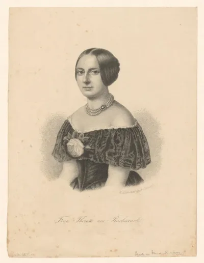 Portret van Therese von Bacheracht