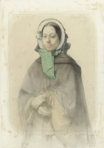 Portret van Theresia A. A. Allebé