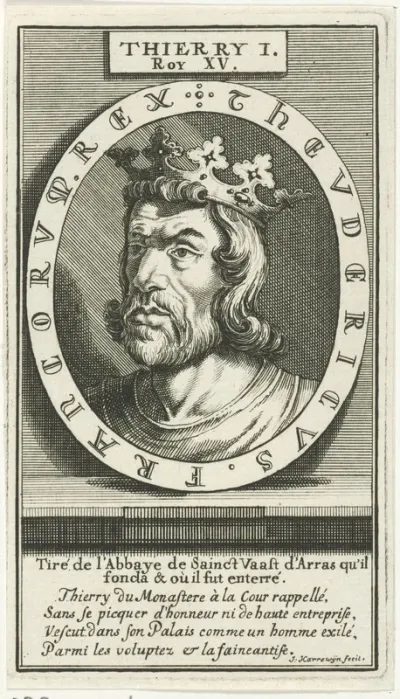 Portret van Theuderik I