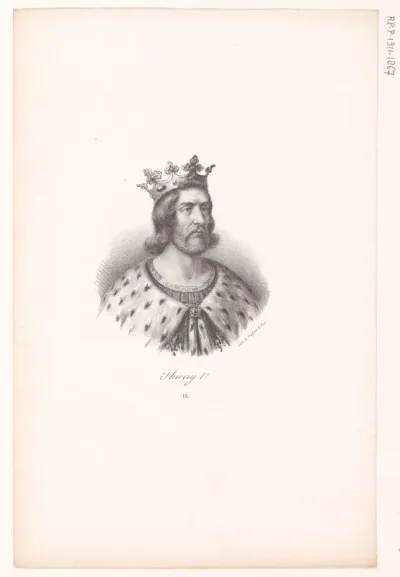 Portret van Theuderik I