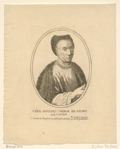 Portret van Thomas à Kempis