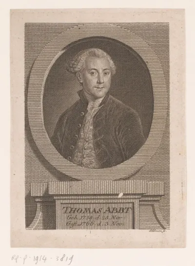 Portret van Thomas Abbt