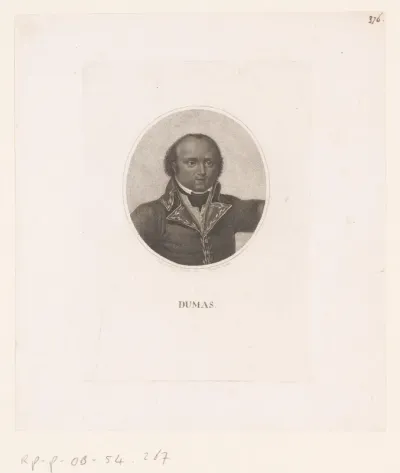 Portret van Thomas Alexandre Dumas