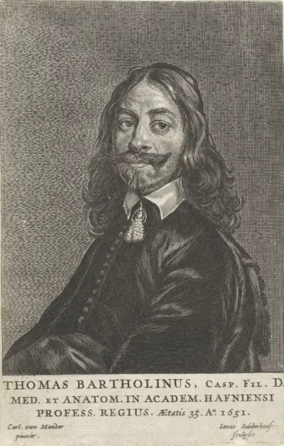 Portret van Thomas Bartholinus