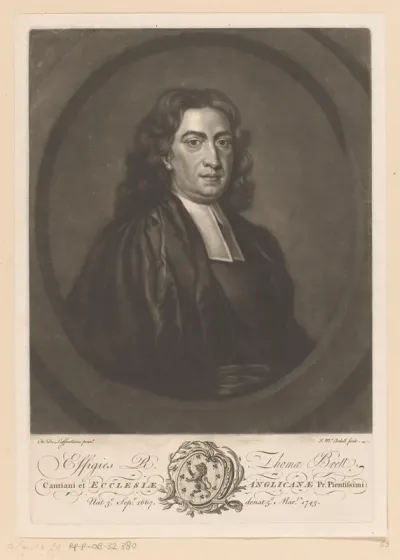 Portret van Thomas Brett