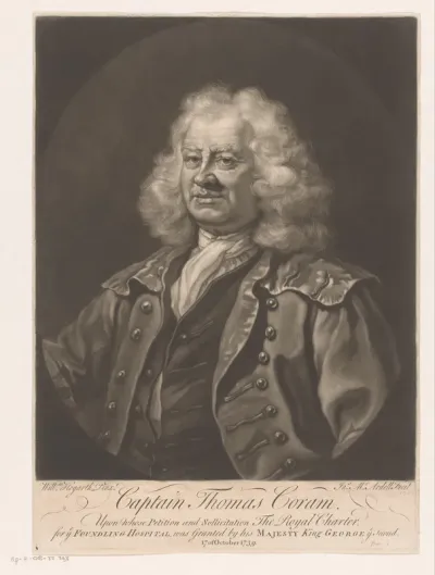 Portret van Thomas Coram