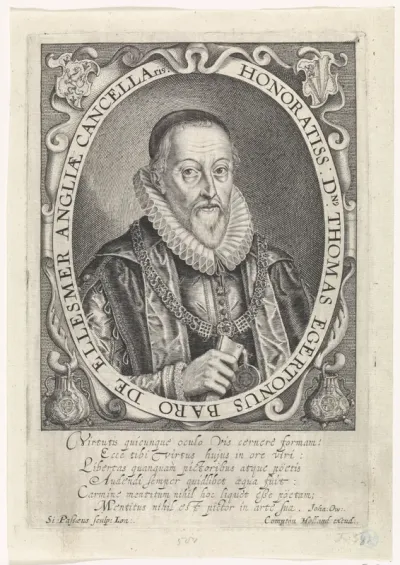 Portret van Thomas Egerton