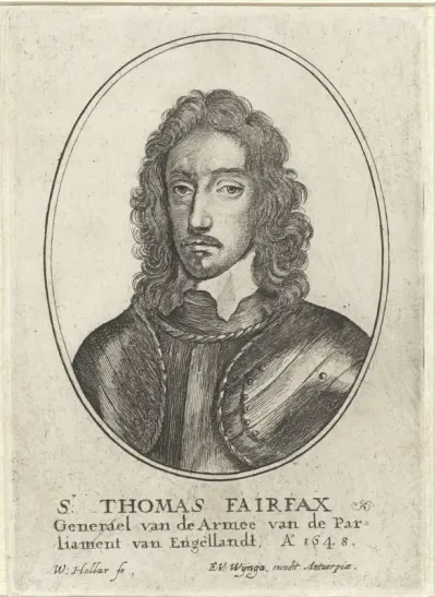 Portret van Thomas Fairfax, militair leider