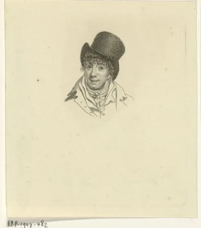 Portret van Thomas Ferdinand Joseph Bianchi