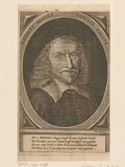 Portret van Thomas Hobbes