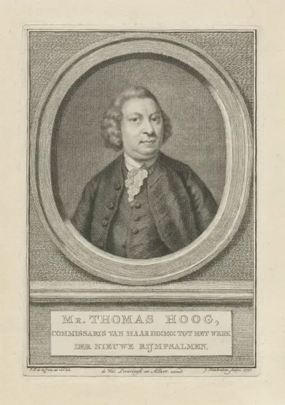 Portret van Thomas Hoog