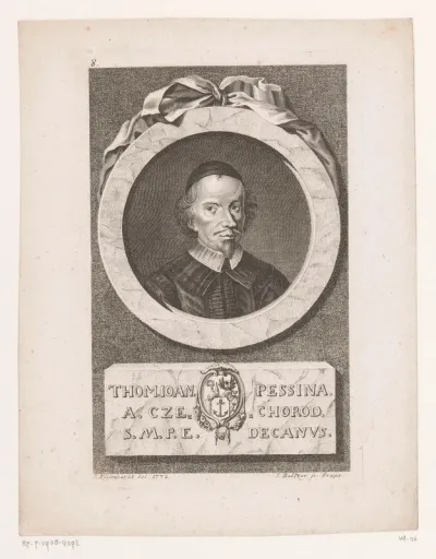 Portret van Thomas Joannes Pessina de Czechorod