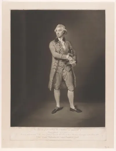 Portret van Thomas King als Peter Puff