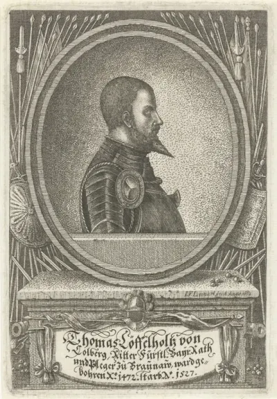 Portret van Thomas Löffelholz von Kolberg