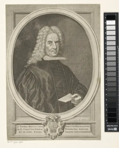 Portret van Thomas Mazzaccara