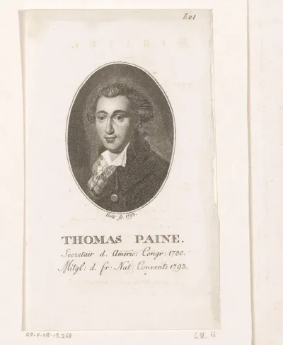 Portret van Thomas Paine
