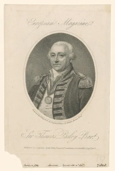 Portret van Thomas Pasley