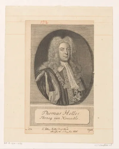 Portret van Thomas Pelham-Holles, 1st Duke of Newcastle