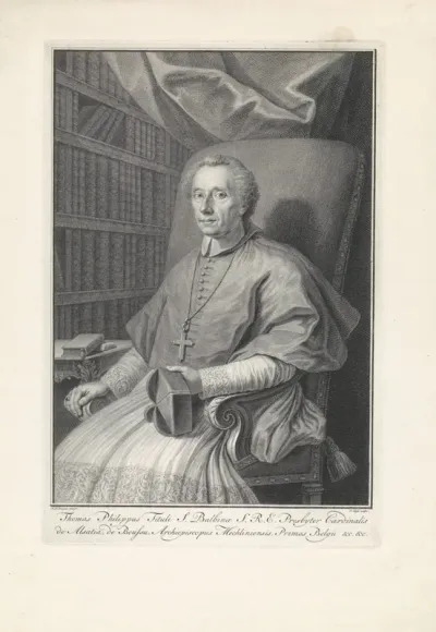 Portret van Thomas-Philippus D'Alsace et du Boussu