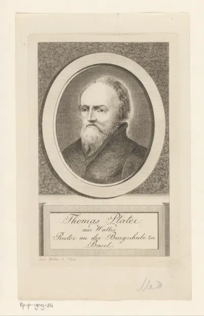 Portret van Thomas Platter