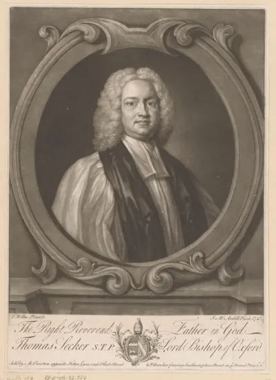Portret van Thomas Secker