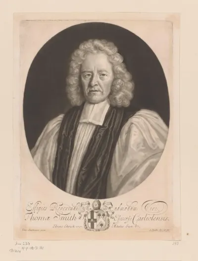 Portret van Thomas Smith op 87-jarige leeftijd