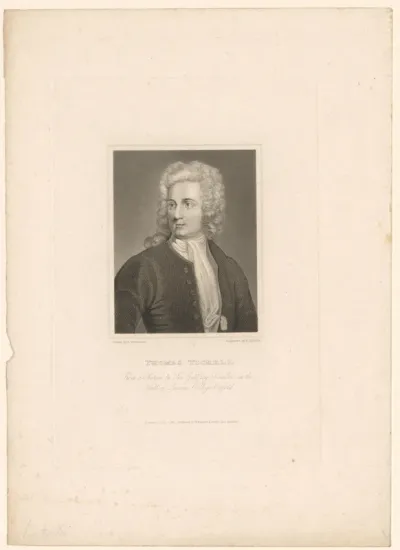 Portret van Thomas Tickell