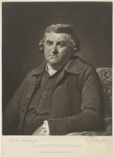 Portret van Thomas Warton