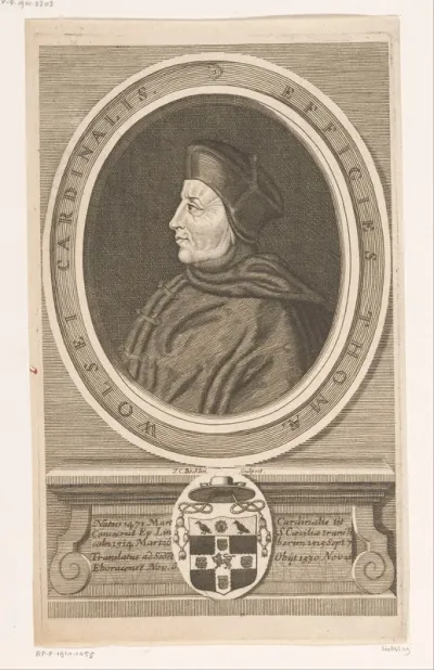 Portret van Thomas Wolsey
