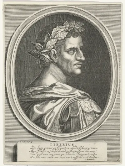 Portret van Tiberius, Romeins keizer