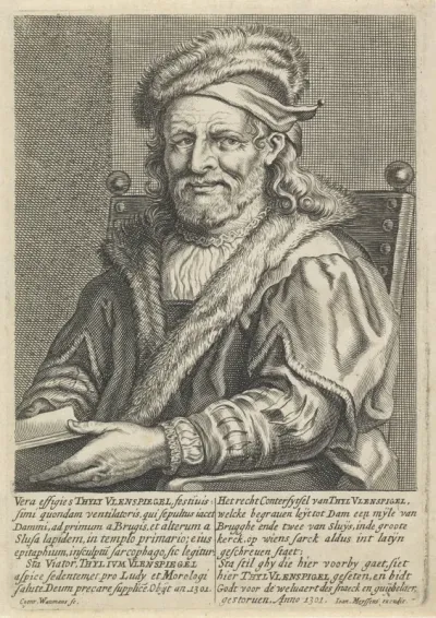 Portret van Tijl Uilenspiegel