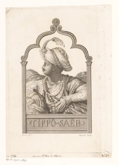 Portret van Tipu Sahib, Sultan van Mysore