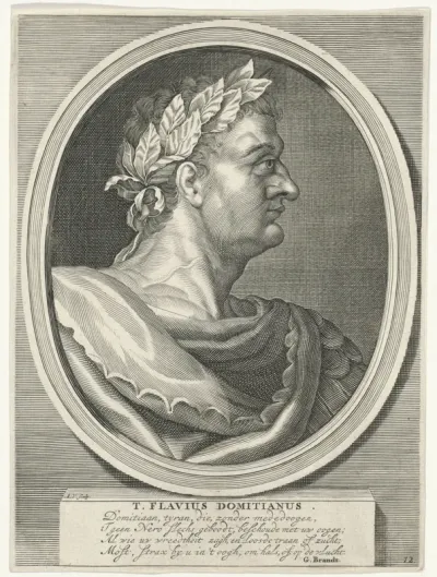 Portret van Titus Flavius Domitianus, Romeins keizer