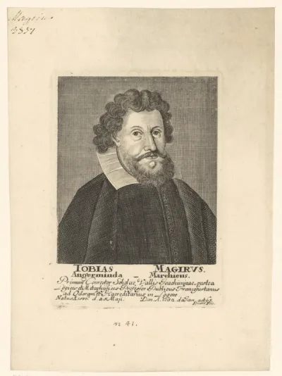 Portret van Tobias Magirus