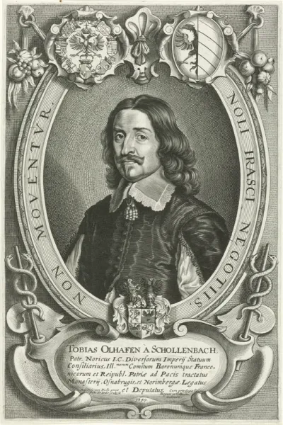 Portret van Tobias Oelhafen van Schöllenbach