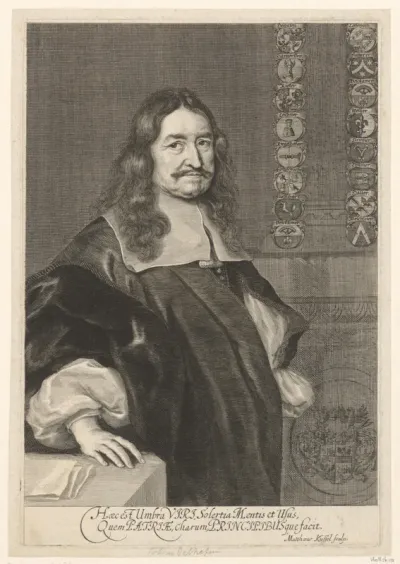 Portret van Tobias Oelhafen von Schöllenbach