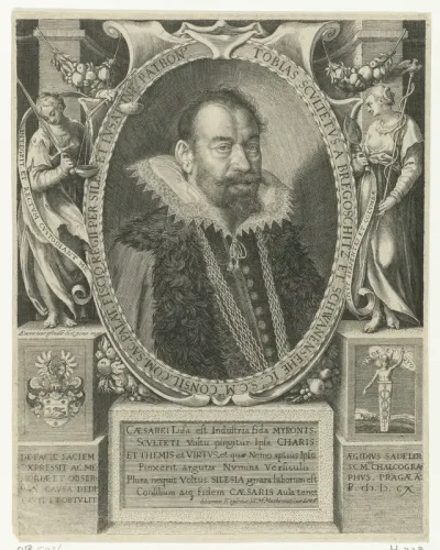 Portret van Tobias Scultetus
