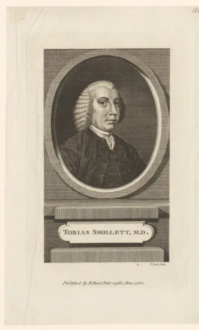 Portret van Tobias Smollett