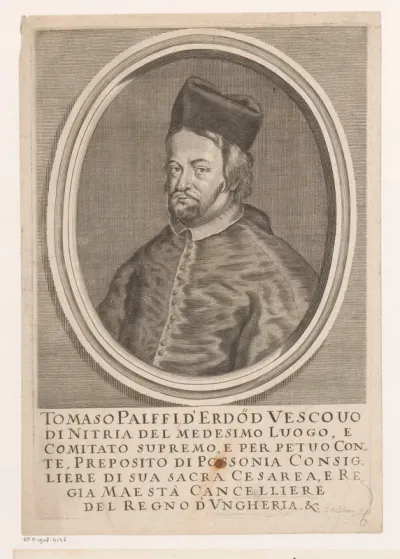 Portret van Tomáš Pálffy, bisschop van Nitra