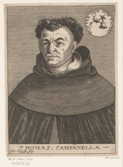 Portret van Tommaso Campanella